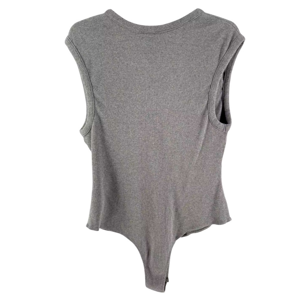 Universal Thread Women's‎ Rib Bodysuit Gray​ - Picture 3 of 3